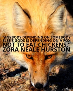 Anybody depending on somebody else's gods is depending on a fox not to eat chickens.