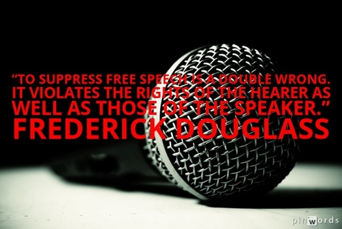 To suppress free speech is a double wrong. It violates the rights of the hearer as well as those of the speaker.